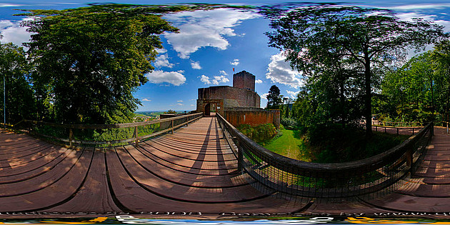 Die Burg Landeck in Klingenmünster