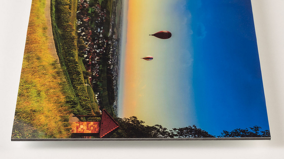 Alu Dibond mit Alurückrahmen (Veredelung Hochglanz oder Matt)