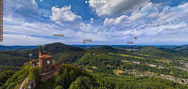 Die Burg Trifels in Annweiler