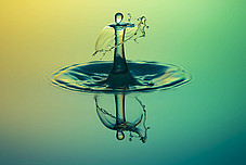 Hightspeed Fotografie mit Wassertropfen