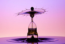 Highspeed Fotografie mit Wassertropfen
